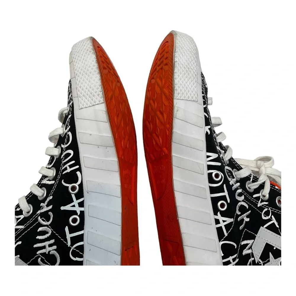 Converse High Top Not A Chuck Untitled Black White Kids Size 7